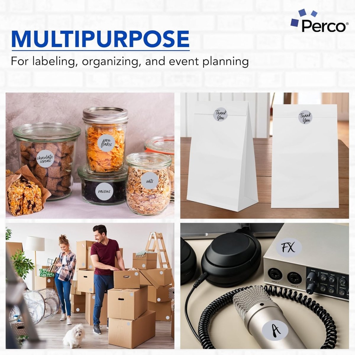 2 Inch Round Sticker Labels - Store Supplies