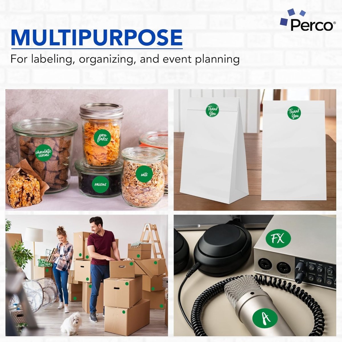 2 Inch Round Sticker Labels - Store Supplies