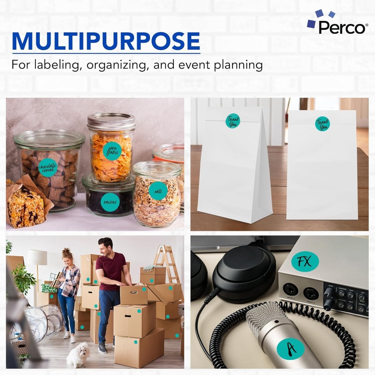 2 Inch Round Sticker Labels - Store Supplies