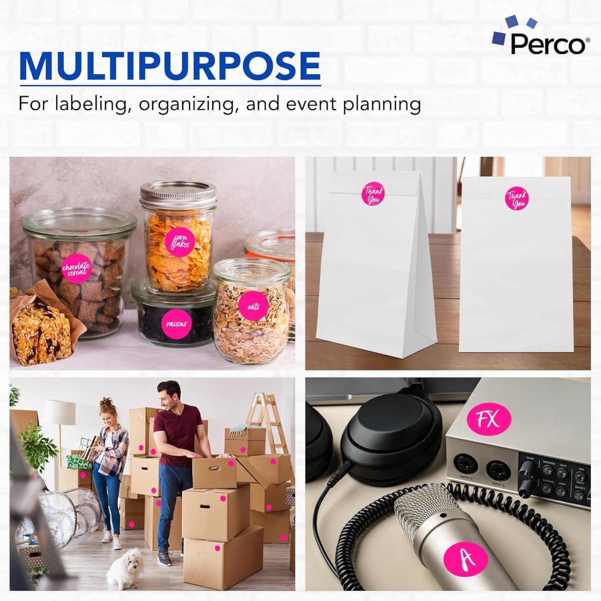 2 Inch Round Sticker Labels - Store Supplies