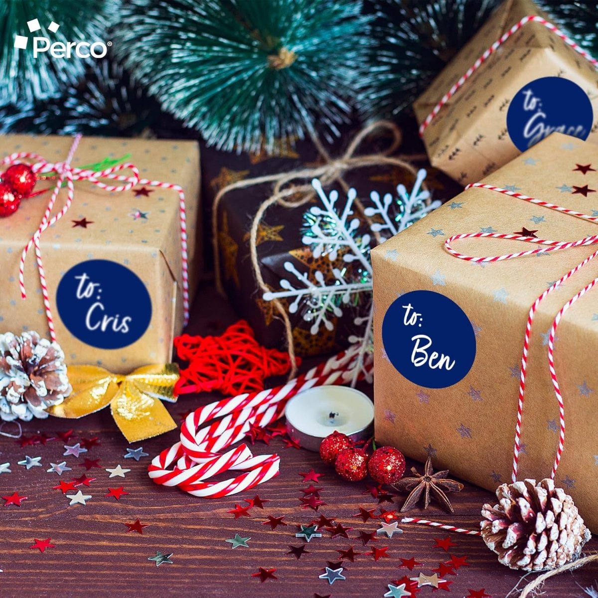 3 - Inch Round Circle Dot Sticker Labels with Strong and Permanent Adhesive - 500 Labels per Roll - Vibrant Colors - Made in USA - Store Supplies