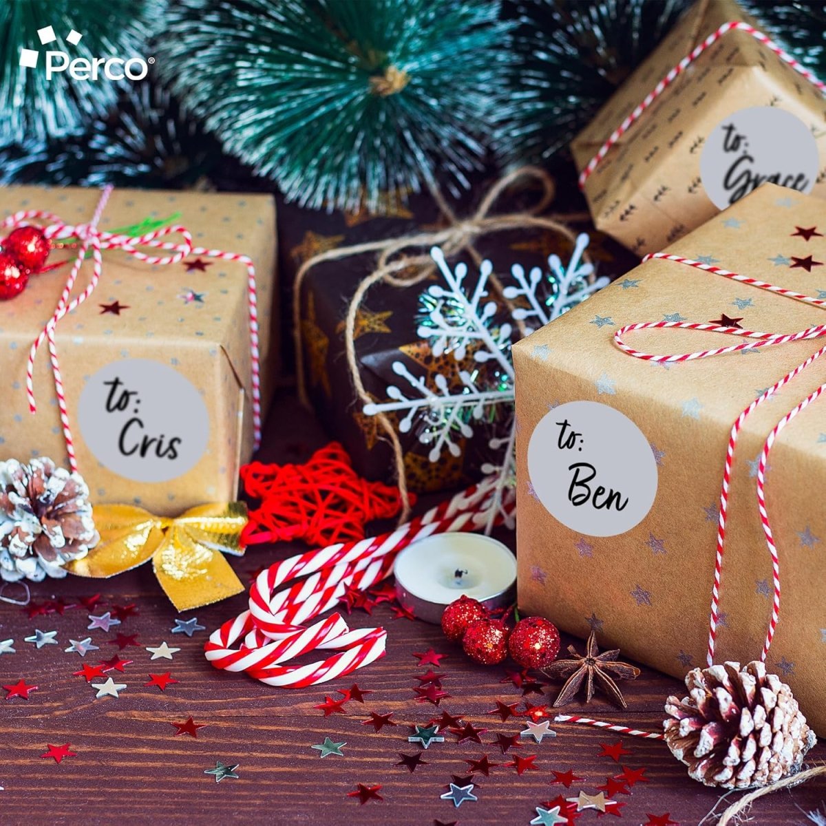 3 - Inch Round Circle Dot Sticker Labels with Strong and Permanent Adhesive - 500 Labels per Roll - Vibrant Colors - Made in USA - Store Supplies