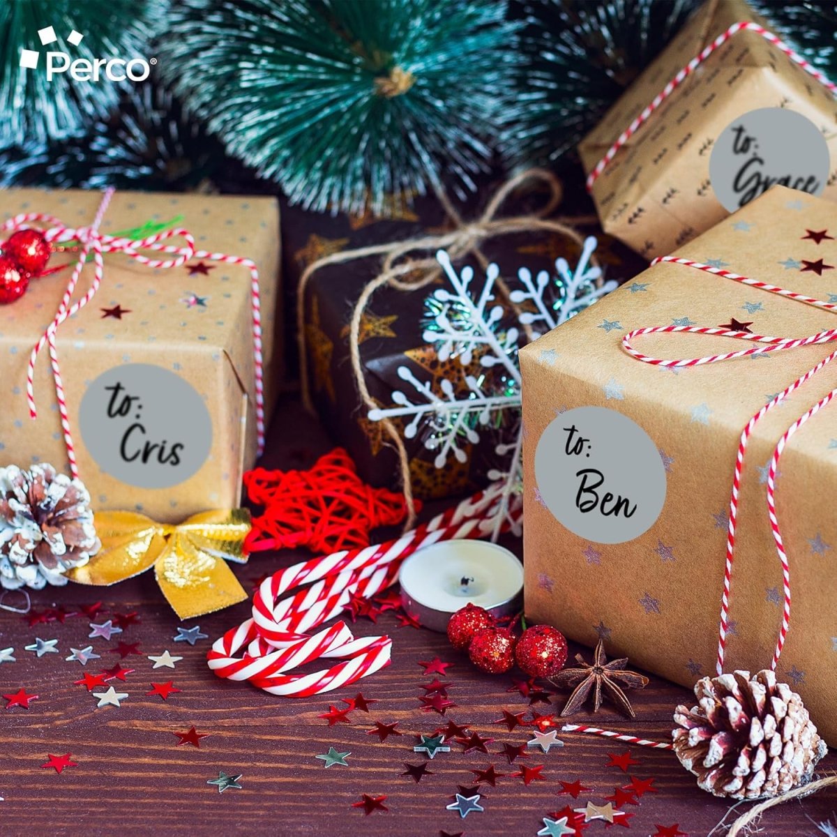 3 - Inch Round Circle Dot Sticker Labels with Strong and Permanent Adhesive - 500 Labels per Roll - Vibrant Colors - Made in USA - Store Supplies