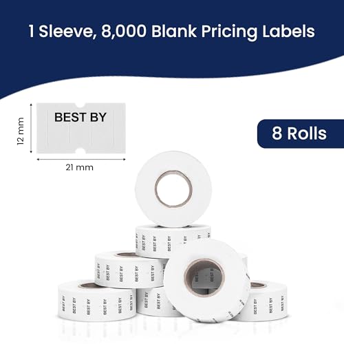 Perco 1 Line Labels - Date Labels - Compatible with compatible_with_product_page | Color: BEST BY | Quantity: 1 Sleeve | Adhesive: global.AdhesiveType | SKU: PL-LGW-BEST-BY-1SLV-U | - shop_
