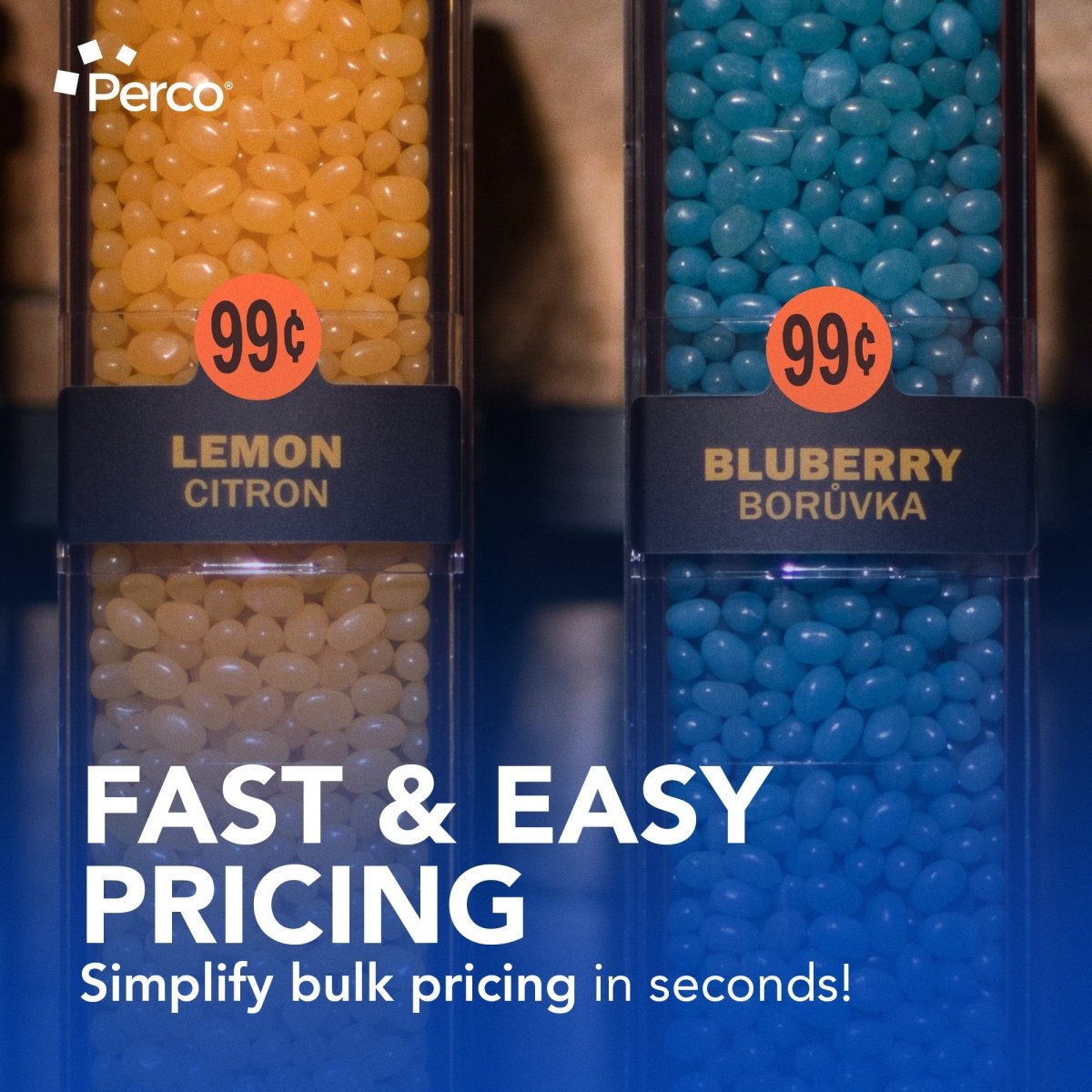 Perco 1 - Inch Fluorescent Red Promotional Sale Circle Sticker Labels - 99¢