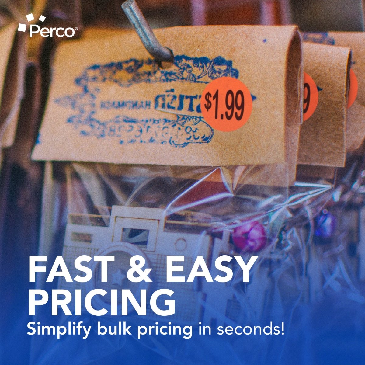 Perco 1 - Inch Fluorescent Red Promotional Sale Circle Sticker Labels - $1.99