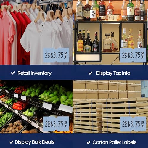 Perco 1 Line Labels - Compatible with compatible_with_product_page | Color: Blue | Quantity: 1 Sleeve | Adhesive: global.AdhesiveType | SKU: PL-LGB-1SLV-U | - shop_