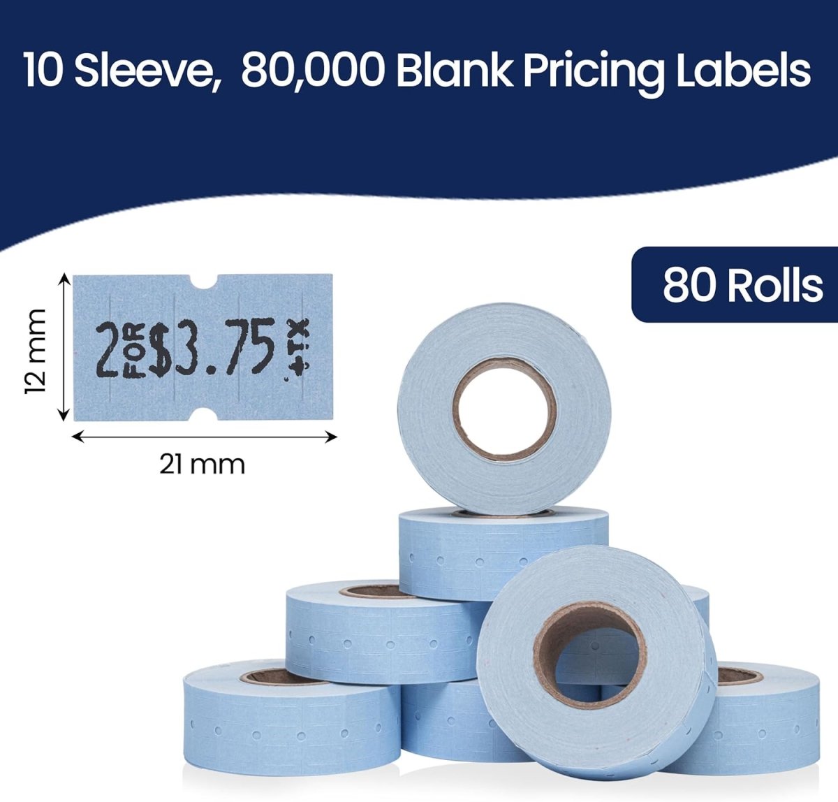 Perco 1 Line Labels - Store Supplies