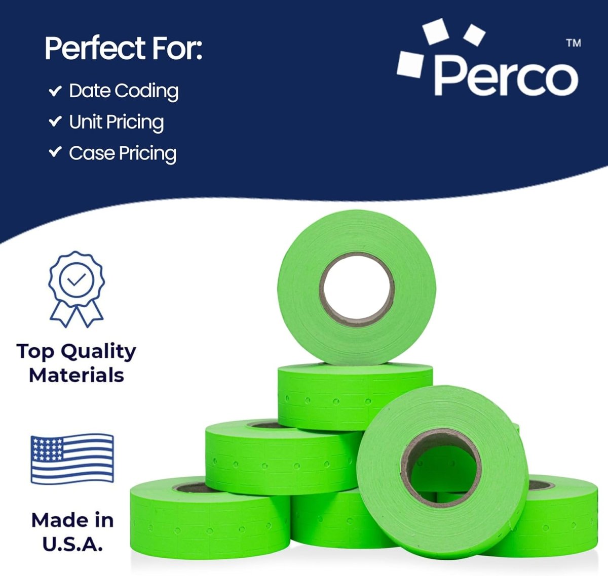 Perco 1 Line Labels - Store Supplies