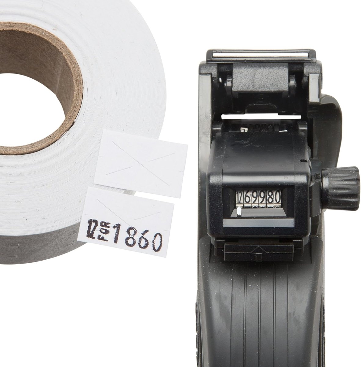 Perco 1812 Price Labels for Garvey 18 - 6 - White Starter Kit