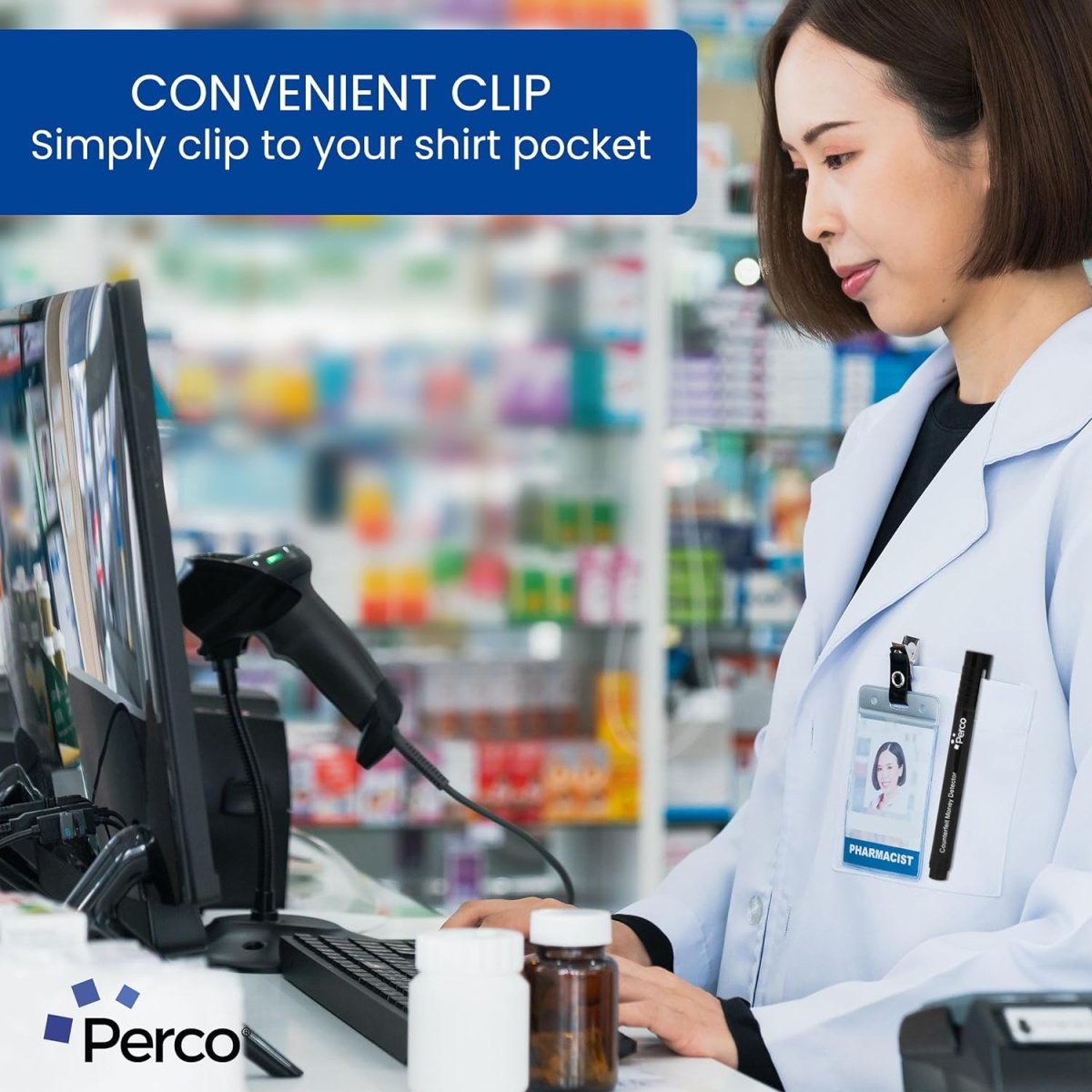 Perco Counterfeit Money Detector Pen - 20 Pens