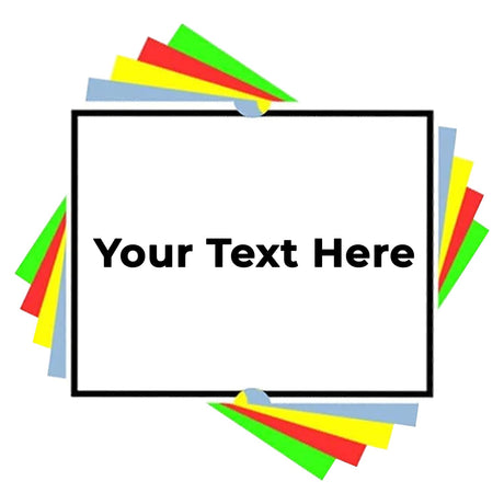 Perco Custom Labels for Perco 2 Line Adhesives Labels - Choose Color, Font and Imprint - Case of 30 Sleeves - Store Supplies