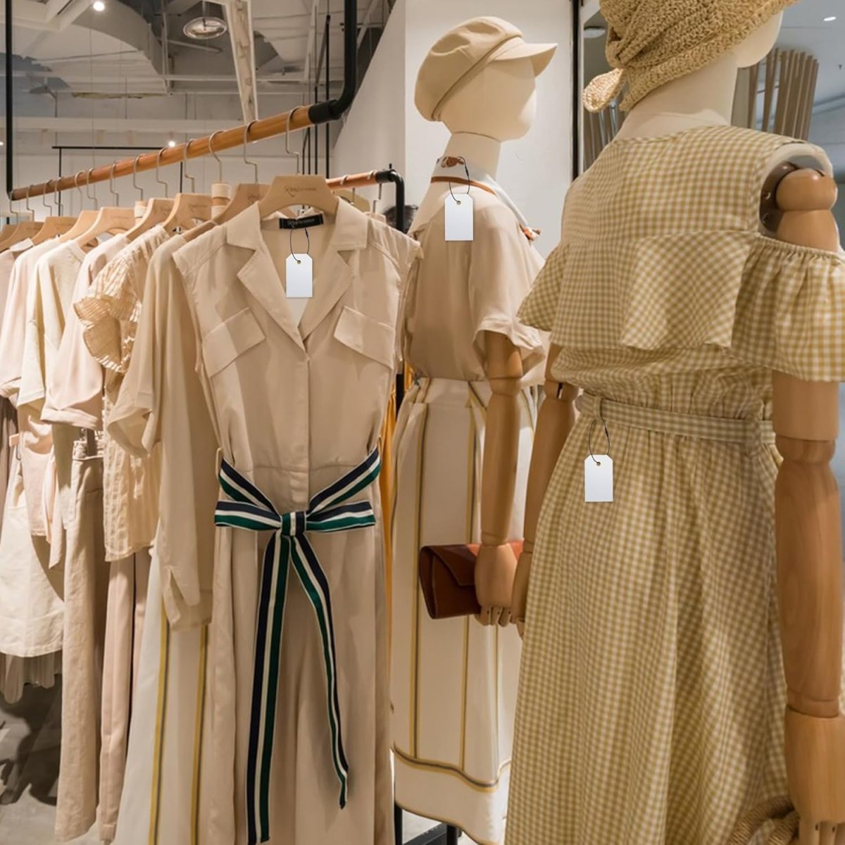 Perco DL153 Cotton String Tags - Compatible with compatible_with_product_page | Color: Black | Quantity: Polyester | Adhesive: global.AdhesiveType | SKU: cotton-string-tag-DL153-black-polyester | - shop_