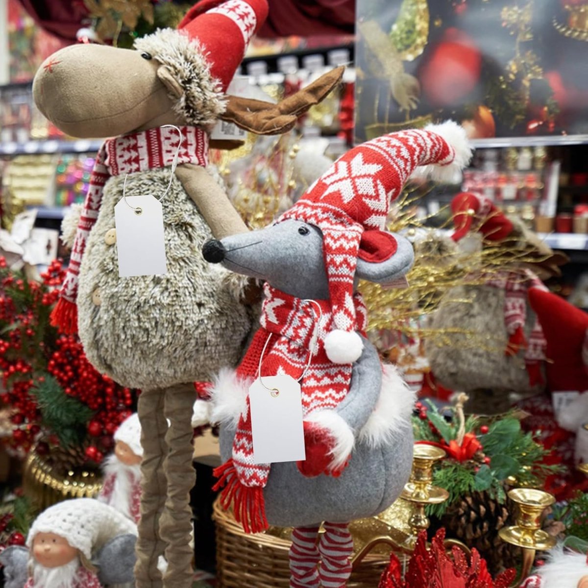 Perco DL153 Cotton String Tags - Compatible with compatible_with_product_page | Color: Beige | Quantity: Cotton | Adhesive: global.AdhesiveType | SKU: cotton-string-tag-DL153-beige-cotton | - shop_