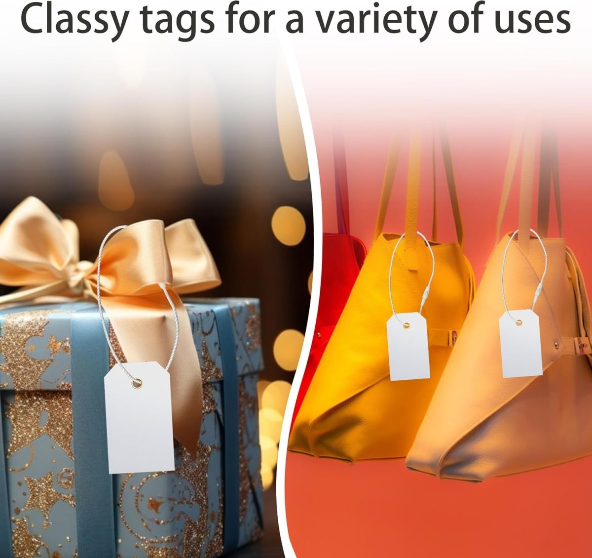 Perco DL153 Cotton String Tags - Compatible with compatible_with_product_page | Color: White | Quantity: Cotton | Adhesive: global.AdhesiveType | SKU: cotton-string-tag-DL153-white-cotton | - shop_