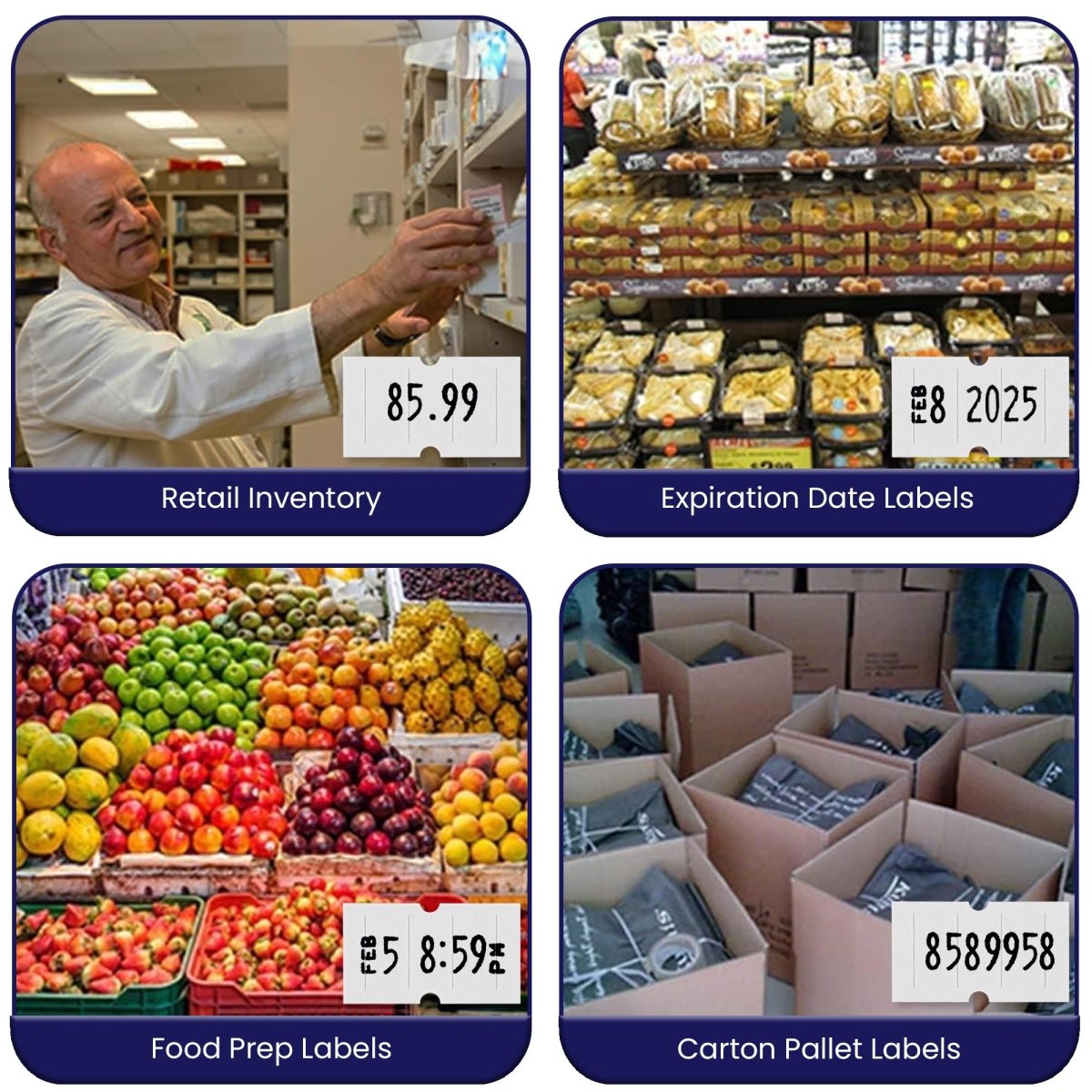 Perco Lite - Compatible with compatible_with_product_page | Color: Date Gun | Quantity: White | Adhesive: global.AdhesiveType | SKU: perco-lite-dater-clip | - shop_