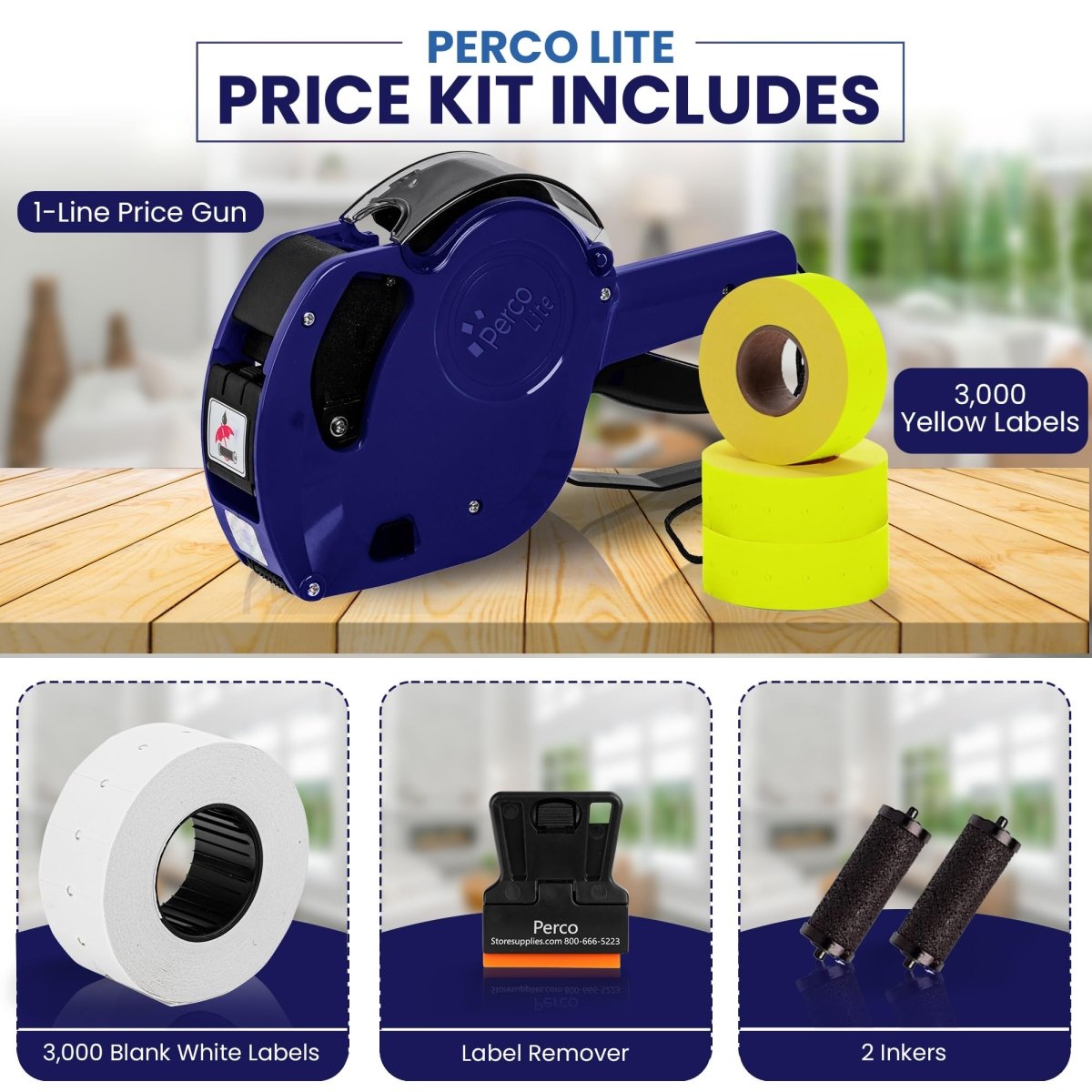 Perco Lite - Price Gun Kit - Store Supplies
