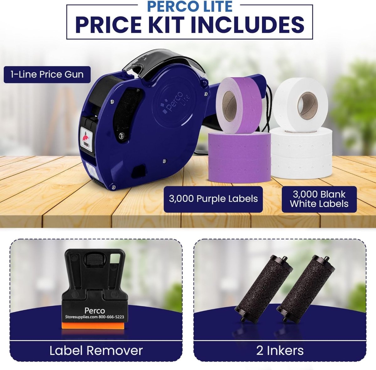 Perco Lite - Price Gun Kit - Store Supplies