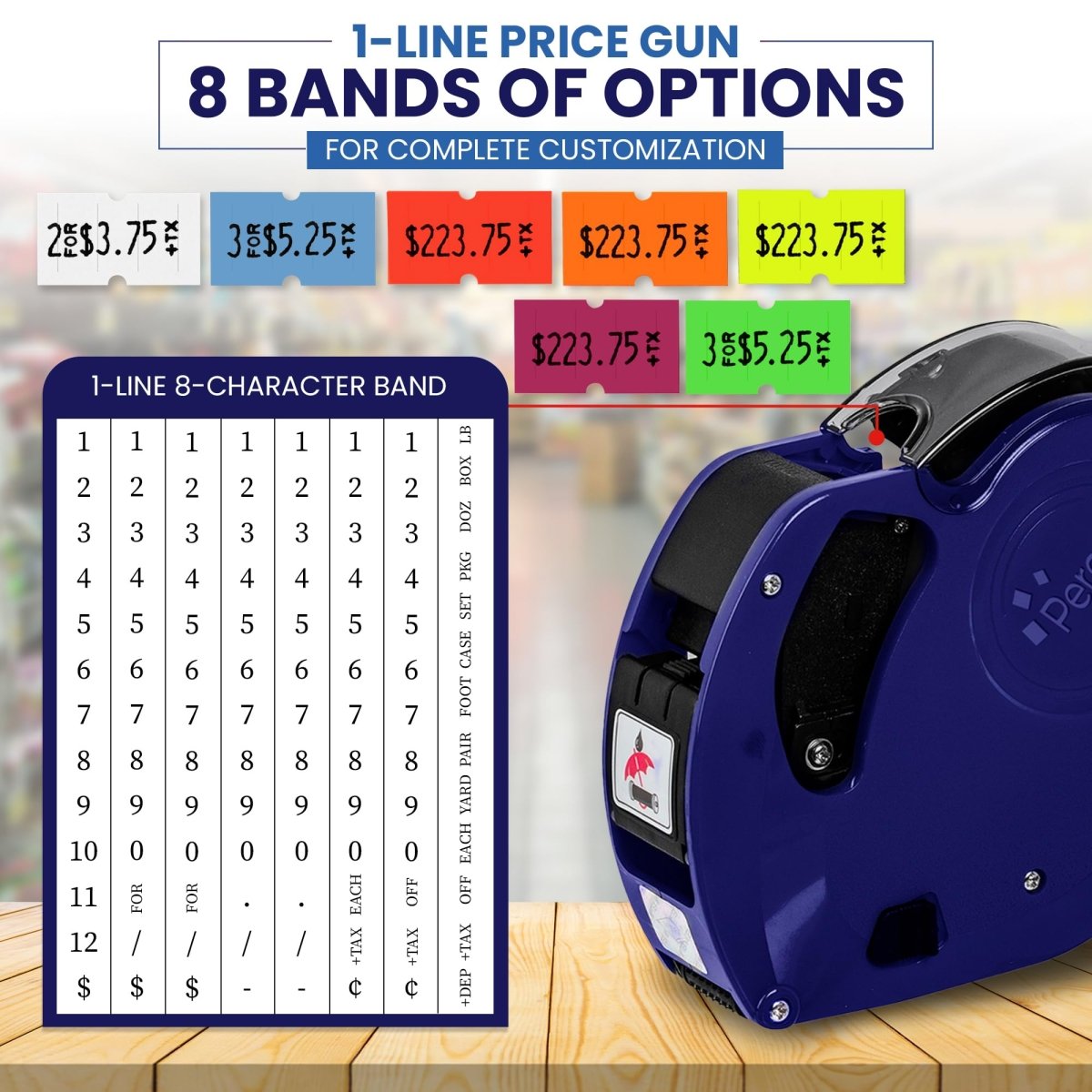 Perco Lite Pricing & Date Labeler - Price Gun Multicolored