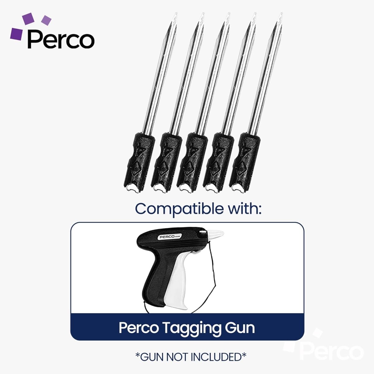 Perco NZ - 204P Standard Tagging Gun Needles Replacement Kit, Steel - Pack of 20 needles