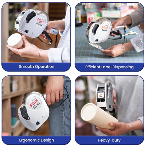 Perco Plus 1 - Line Labeler Gun with Labels Kit - Store Supplies