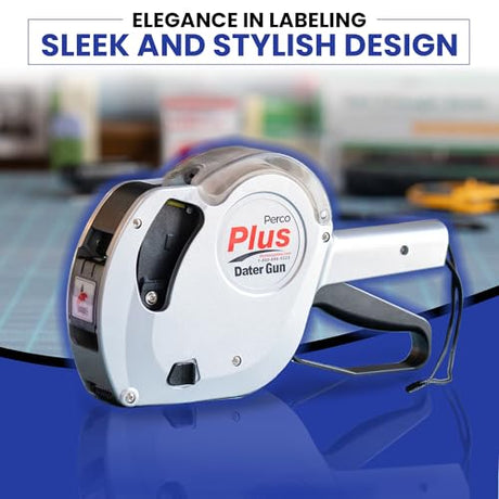 Perco Plus 1 - Line Labeler Gun with Labels Kit - Store Supplies