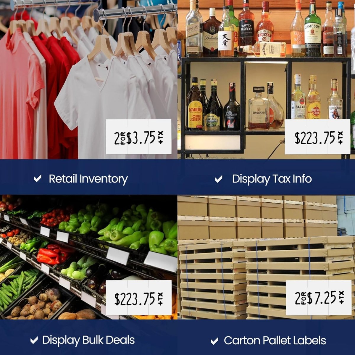 Perco Pricing Labels for Motex MX - 2200 and Monarch 1110 - Store Supplies