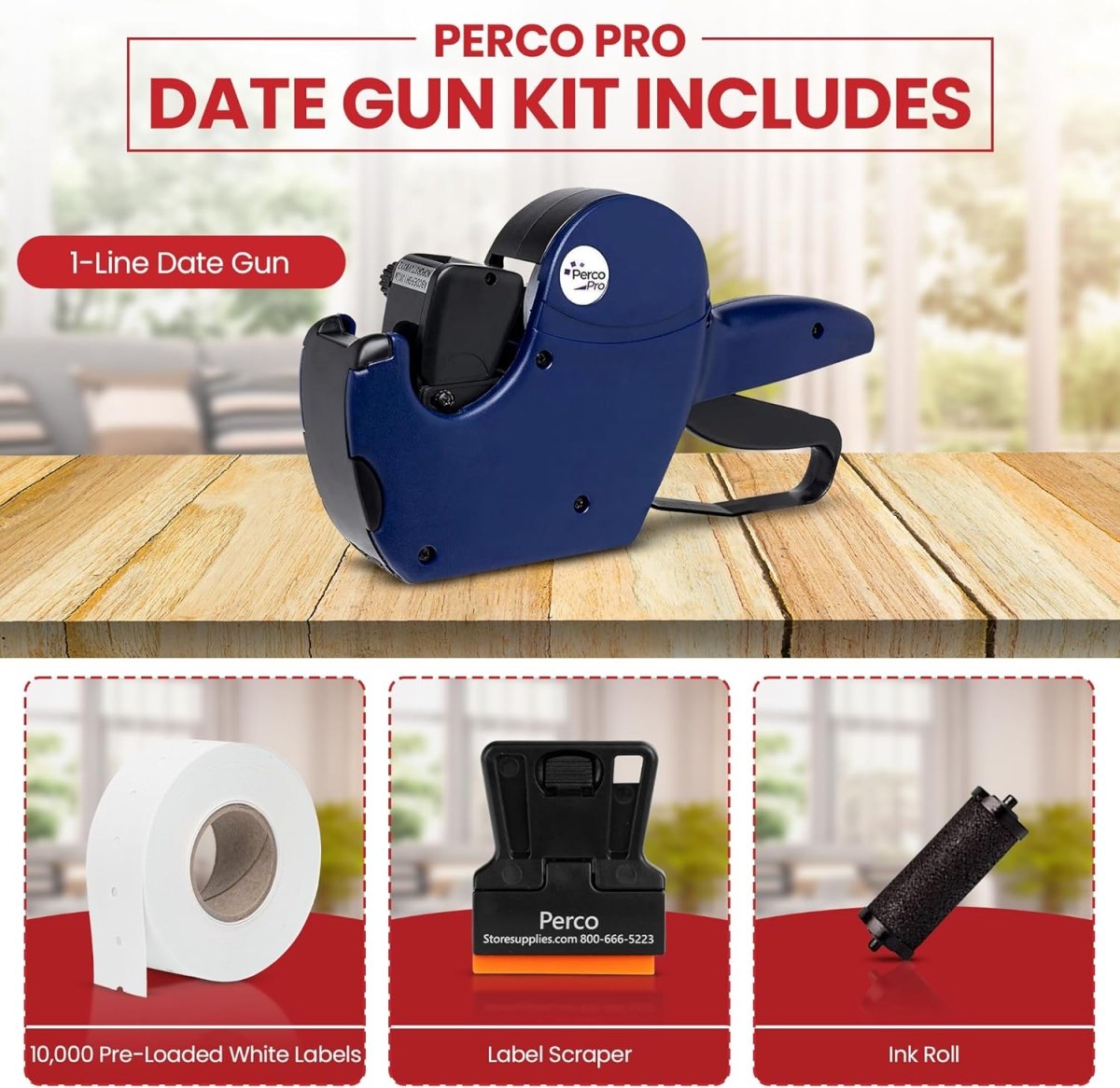 Perco Pro 1 Line - Price Gun Kit - Store Supplies