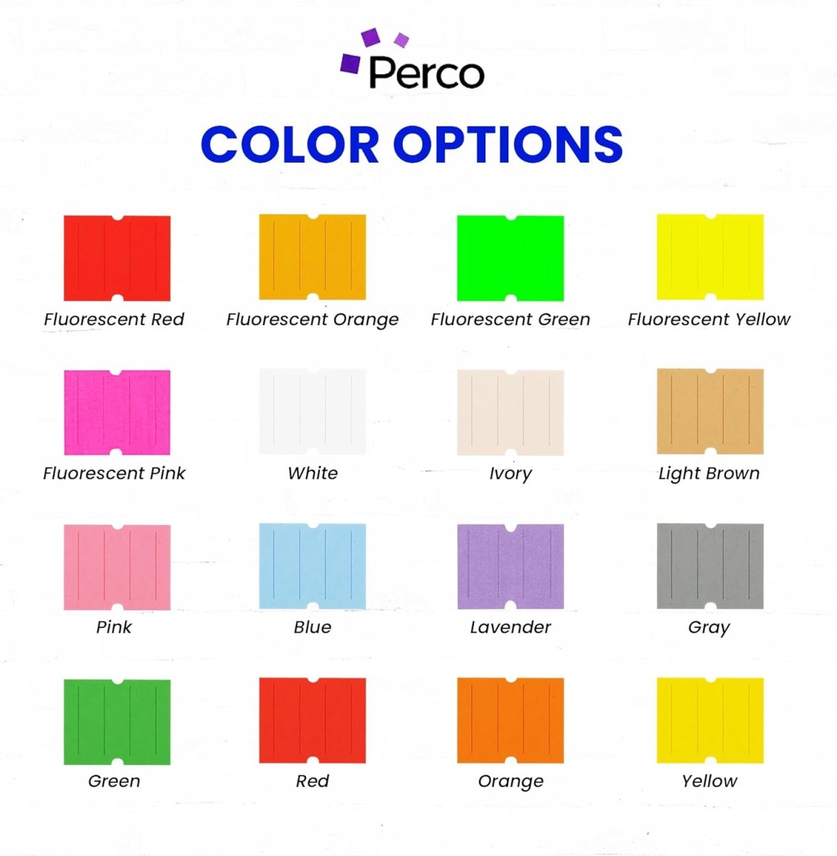 Perco Pro 2 Line Labels - Compatible with compatible_with_product_page | Color: Custom | Quantity: 4 Sleeves | Adhesive: global.AdhesiveType | SKU: Custom-Label-Parco2Line-4 | - shop_