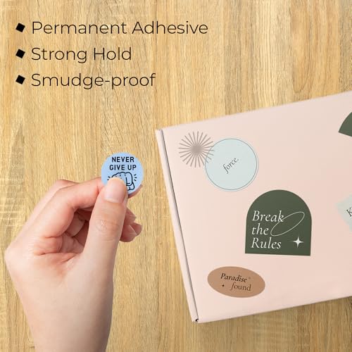 Perco Round Circle Thermal Sticker Labels - Store Supplies