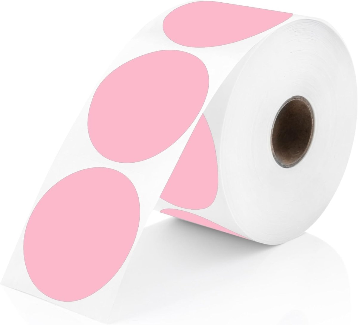 Perco Thermal Labels - Circle - Pink 2 inch - 735 Stickers