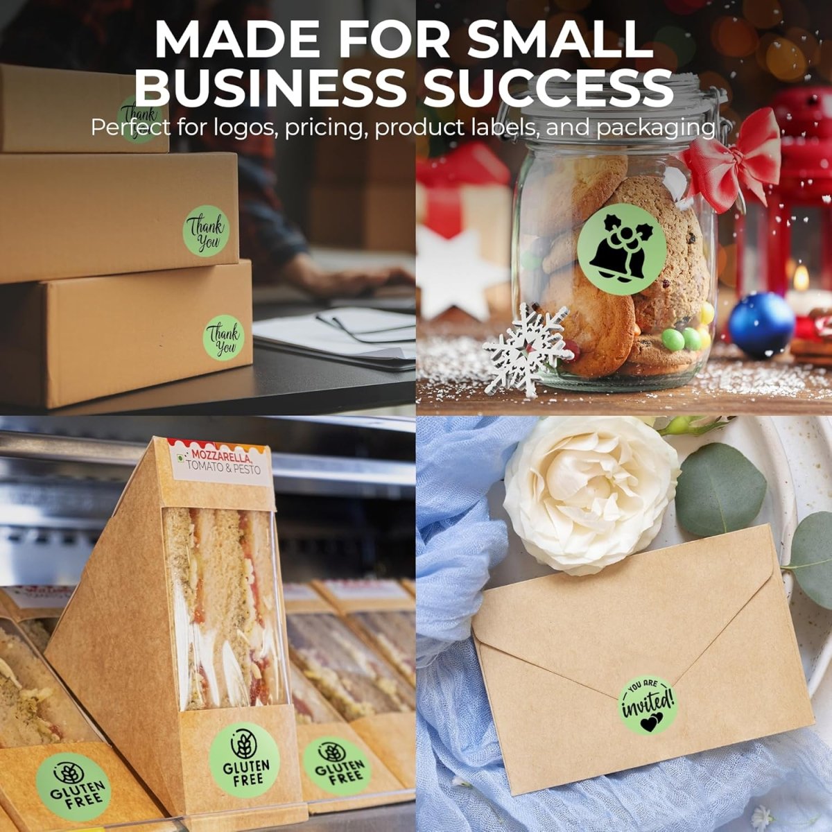 Perco Thermal Labels - Circle - Blue 1 Inch - 735 Stickers