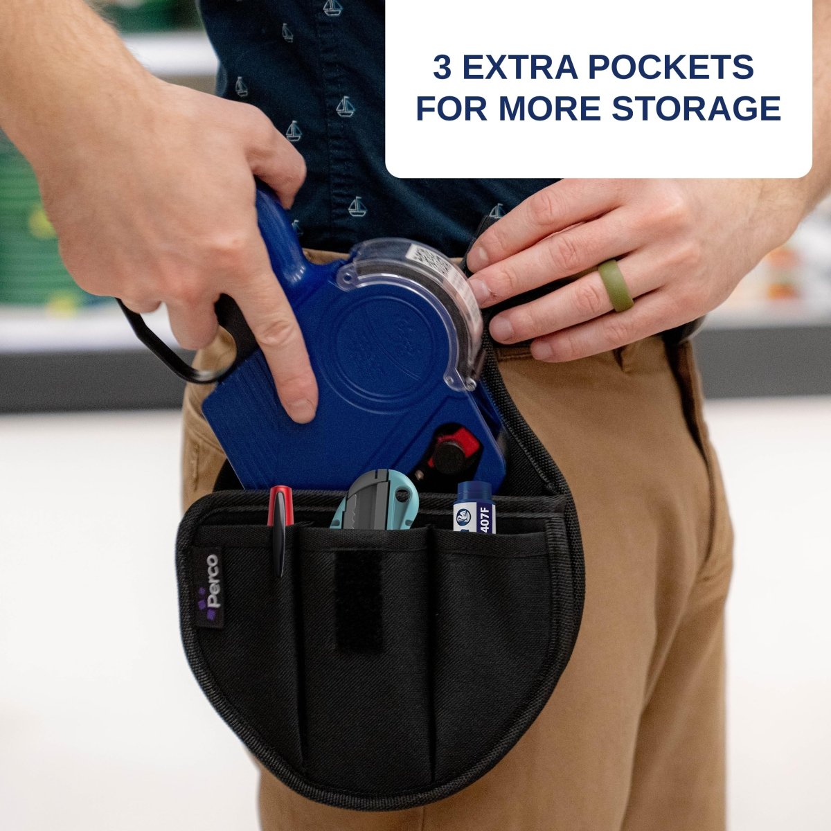 Price Gun Holders - Compatible with compatible_with_product_page | Color: Holster | Quantity: | Adhesive: global.AdhesiveType | SKU: PL-holster | - shop_