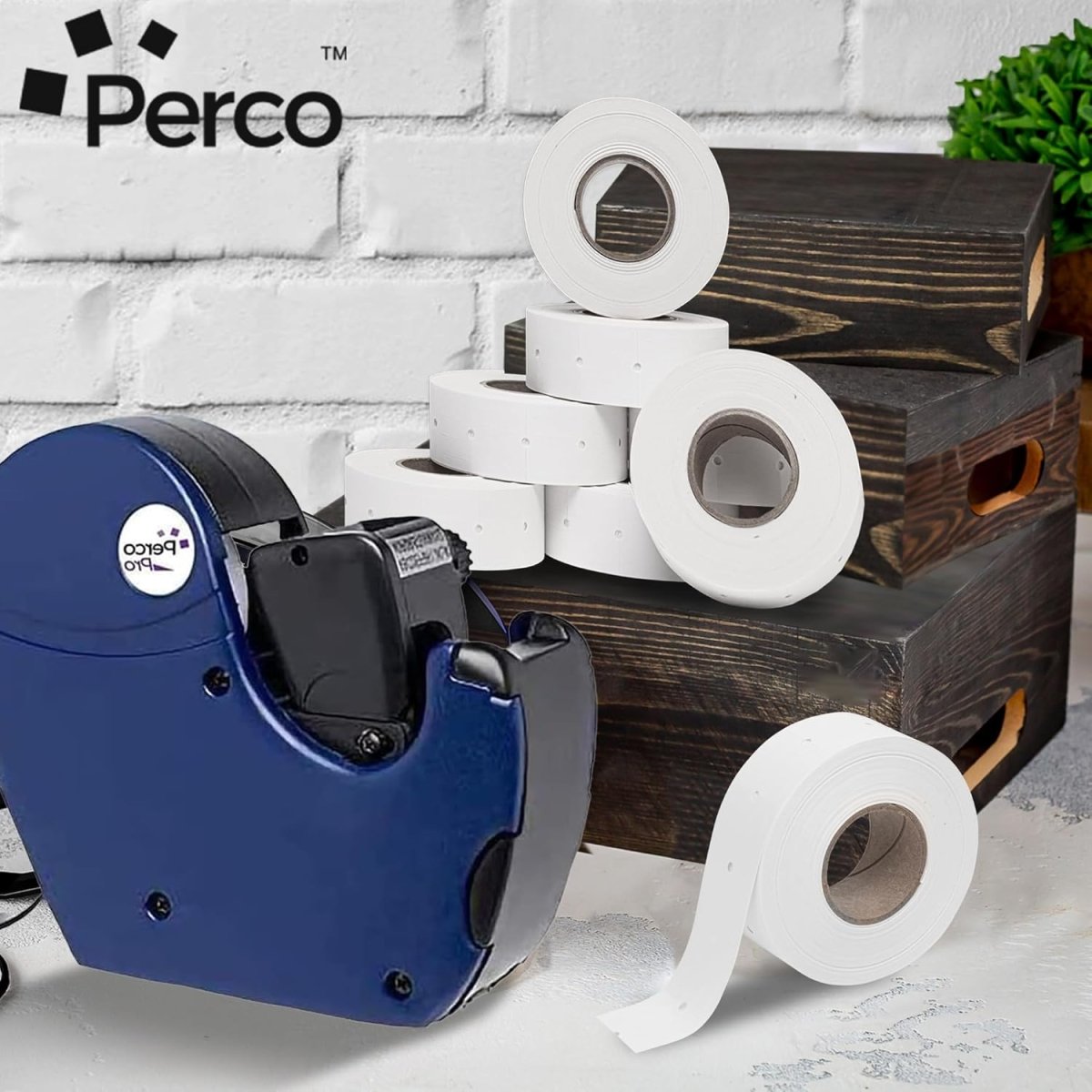 Perco Pro 2 Line Labels - Compatible with compatible_with_product_page | Color: Removable | Quantity: 1 Sleeve | Adhesive: global.AdhesiveType | SKU: PL-2-LINE-LGRA-SS-U | - shop_