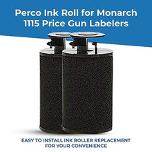 Perco Ink Roll for Monarch 1115 Price Gun Labelers - Your Easy to Load and Reliable Ink Replacement for Your Monarch Price Gun Label Maker (Pack of 4 Perco Inkers)