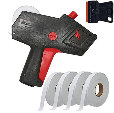 Monarch 1110 Pricing Gun with Labels Starter Kit: Includes Price Gun, 8,500 White Pricing Labels and Preloaded Inker - Store Supplies