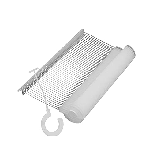 Perco 1 - Inch 25mm J Hook Standard Tagging Attachments Fasteners Tag Pins - Compatible with compatible_with_product_page | Color: 5,000 Barbs | Quantity: | Adhesive: global.AdhesiveType | SKU: PL-JHOOK-25mm | - shop_