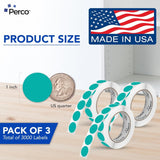 1 - Inch Round Circle Dot Sticker Labels with Strong and Permanent Adhesive - 1,000 Labels per Roll - Vibrant Colors - Store Supplies