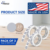 1 - Inch Round Circle Dot Sticker Labels with Strong and Permanent Adhesive - 1,000 Labels per Roll - Vibrant Colors - Store Supplies