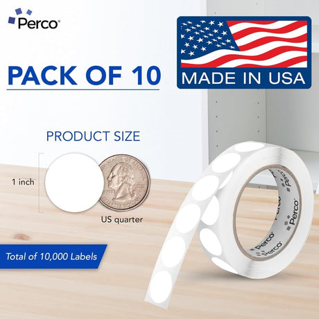 1 Inch Round Sticker Labels - Store Supplies