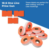 1812 Pricing Labels for Garvey 18 - 6 Price Gun - Store Supplies