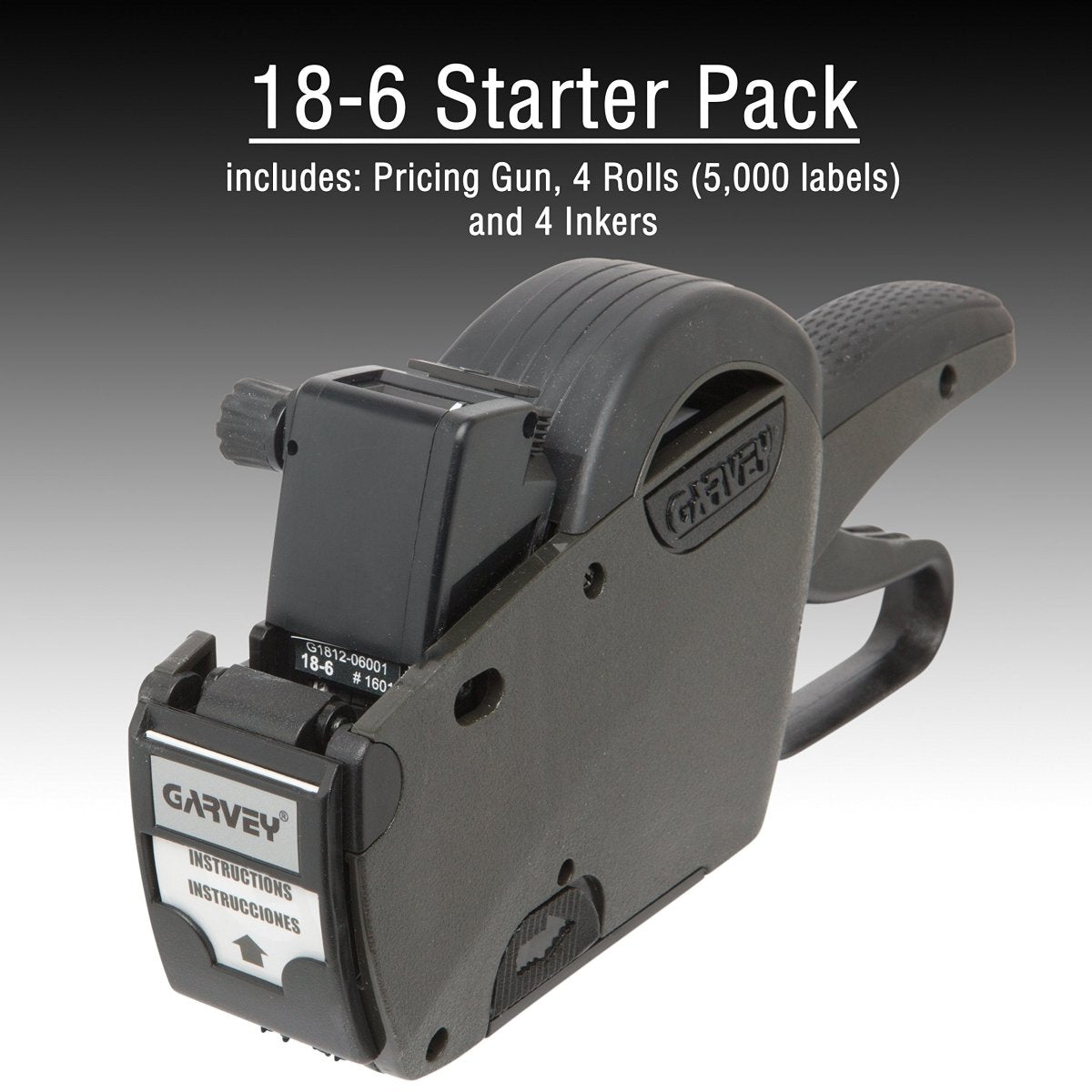 1812 Pricing Labels for Garvey 18 - 6 Price Gun - Store Supplies