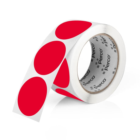 2 - Inch Round Circle Dot Sticker Labels with Strong and Permanent Adhesive - 500 Labels per Roll - Vibrant Colors - Store Supplies