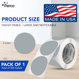 3 - Inch Round Circle Dot Sticker Labels with Strong and Permanent Adhesive - 500 Labels per Roll - Vibrant Colors - Made in USA - Store Supplies