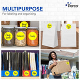 3 - Inch Round Circle Dot Sticker Labels with Strong and Permanent Adhesive - 500 Labels per Roll - Vibrant Colors - Made in USA - Store Supplies