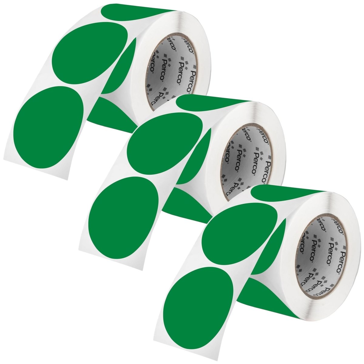3 - Inch Round Circle Dot Sticker Labels with Strong and Permanent Adhesive - 500 Labels per Roll - Vibrant Colors - Made in USA - Store Supplies