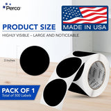 3 - Inch Round Circle Dot Sticker Labels with Strong and Permanent Adhesive - 500 Labels per Roll - Vibrant Colors - Made in USA - Store Supplies
