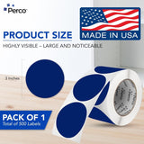 3 - Inch Round Circle Dot Sticker Labels with Strong and Permanent Adhesive - 500 Labels per Roll - Vibrant Colors - Made in USA - Store Supplies