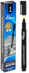 Perco Counterfeit Money Detector Pen - Easy to Use and Reliable Universal Currency Fake Bill Checker for Personal & Commercial Use - Ensures Authenticity & Prevents Fraud