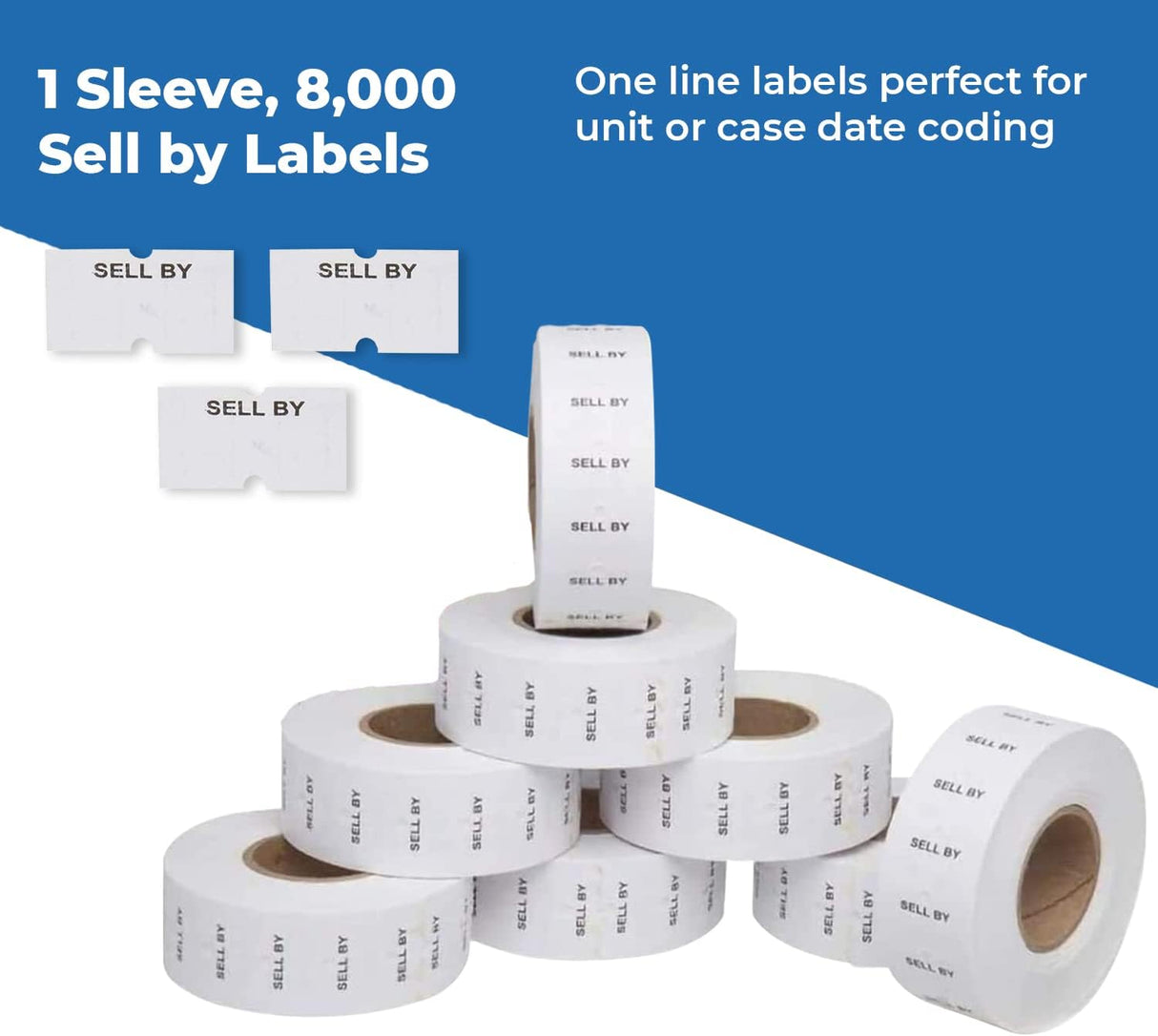 Date Labels for Perco 1 Line Date Guns